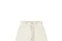 Mid Waist Slim Fit Washed Denim Shorts