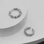 Textured Hoop Earring / Ear Cuff