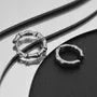 Textured Hoop Earring / Ear Cuff