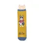 Animal Mode French Bulldog Pauro Dog Print Socks Mustard