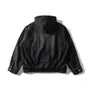 Oversized Two-Tone Hooded Jacket