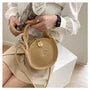 Round Woven Crossbody Bag