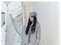 Oversized Striped Hooded Knit Cardigan