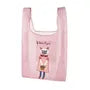 Parlor Suzurando Cat Chiffon Fabric Shopping Bag Pink
