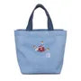 Cat Nekomaruke Osaka Trip Mini Canvas Tote Bag Light Blue