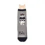 Cinnamon Cat Print Socks Gray