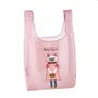 Parlor Suzurando Cat Chiffon Fabric Shopping Bag Pink