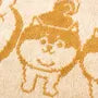 Dog Shibajiri Kun Towel Handkerchief Cream