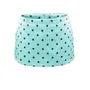 Mid Rise Polka Dot Satin Mini Pencil Skirt