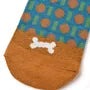 Shibajiri Kun Dog Print Socks Saxe Blue