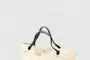 Snap Buttoned Canvas Plain Tote Bag