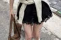 Spaghetti Strap V-Neck Plain Lace Trim Mini A-Line Dress