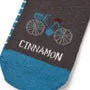 Cinnamon Cat Print Socks Brown