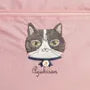Parlor Suzurando Cat Water Repellent Embroidery Crossbody Bag Pink