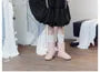 Ruffle-Trim Dotted Bubble Skirt
