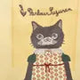 Parlor Suzurando Cat Chiffon Fabric Shopping Bag Yellow