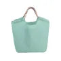 Parlor Suzurando Water Repellent Cat Embroidery Tote Bag M Size Mint