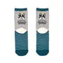 Animal Mode French Bulldog Pauro Dog Print Socks Gray