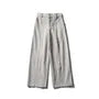 Details Herringbone Straight-Cut Relaxed Pants