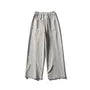 Details Herringbone Straight-Cut Relaxed Pants