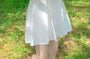 Spaghetti Strap Plain Drawstring Mini A-Line Dress
