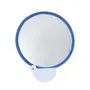 Dog Shibajiri Kun Foldable Round Paper Fan White