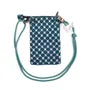 Parlor Suzurando Cat Jacquard Mini Crossbody Bag Blue
