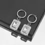 Rectangular CZ Dangle Earring / Ear Cuff