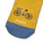 Animal Mode French Bulldog Pauro Dog Print Socks Mustard