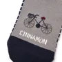 Cinnamon Cat Print Socks Gray