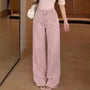 High Waist Washed Wide Leg Jeans