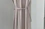 Sleeveless Henley Plain Asymmetrical Midi Shirt Dress