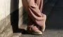 Washed Corduroy Wide-Leg Pants
