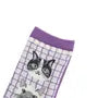 Parlor Land Cat Print Socks Pink