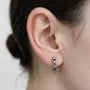 Chain Link Hoop Earring