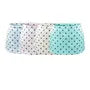 Mid Rise Polka Dot Satin Mini Pencil Skirt