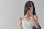 Spaghetti Strap Scoop Neck Plain Lace Trim Ruched Camisole Top