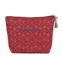 Parlor Suzurando Cat Jacquard Makeup Pouch Red