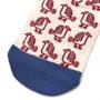 Matildasan Cat Print Socks Ivory