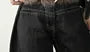 Faux Fur Trimmed Faux Leather Belt