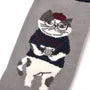 Cinnamon Cat Print Socks Gray