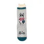 Animal Mode French Bulldog Pauro Dog Print Socks Gray