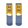 Animal Mode French Bulldog Pauro Dog Print Socks Mustard