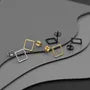 Hollow Square Stud Earring
