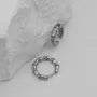 Textured Hoop Earring / Ear Cuff