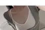 Short-Sleeve Scoop Neck Mock Two Piece Lace Trim T-Shirt